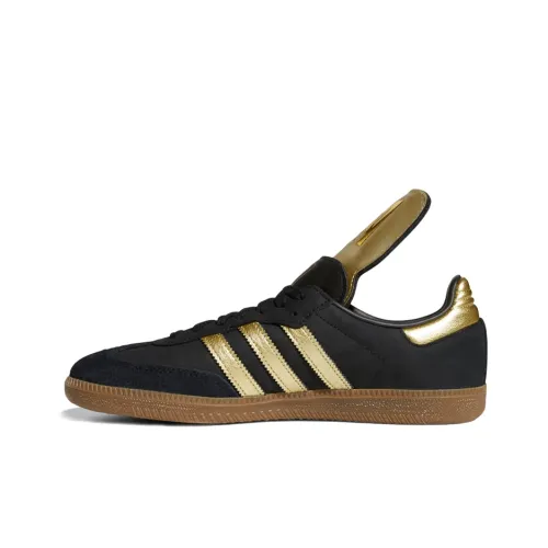 Adidas Originals Samba LAFC Low Топ Скейтборд Кроссовки Мужской Черный Золото