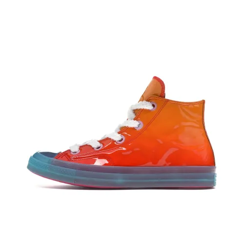 J.W.Anderson x Конверс 1970s Chuck Taylor Hi Toy Non Slip Легкий Высокий Топ Скейтборд Кроссовки Унисекс Оранжевый