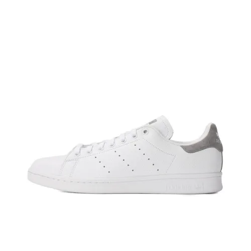 Adidas Originals Stan Smith Slip-Resistant Low Top Скейтборд Кроссовки Унисекс Белый Серый