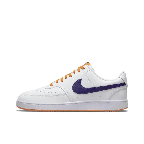 Nike Court Vision 1 Low Топ Скейтборд Кроссовки Мужские Белый Желтый Синий
