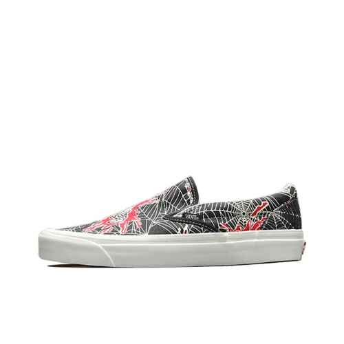 Vans Slip On Series 9 Low Скейтборд Кроссовки Унисекс Черный Белый