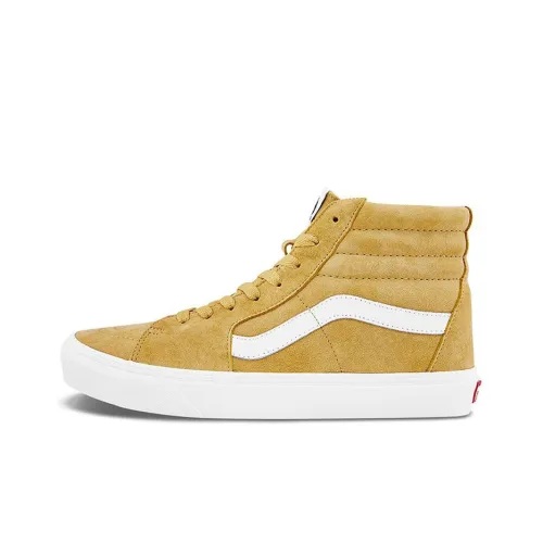 VANS SK8 High Топ Скейтборд Кроссовки Унисекс Коричнево-Желтые