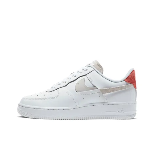 Nike Air FORCE 1 Inside Out Low Топ Скейтборд Кроссовки Женские Красный Синий