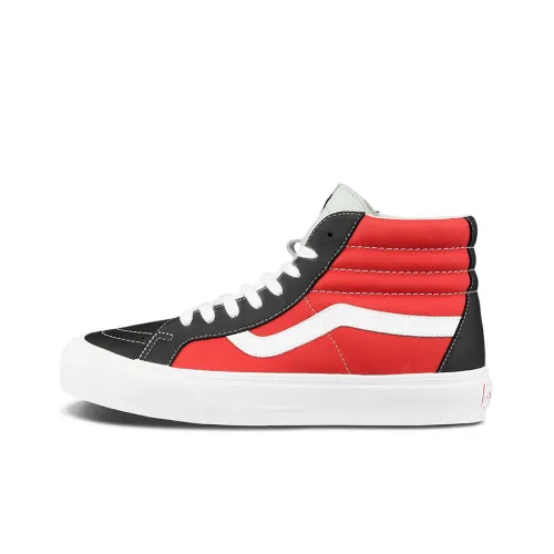 VANS SK8 Vault Reissue LX High Топ Скейтборд Кроссовки Unisex Черный Оранжевый
