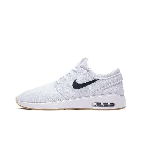 Nike SB Stefan Janoski Air Max 2 Low Топ Скейтборд Кроссовки Унисекс Белый
