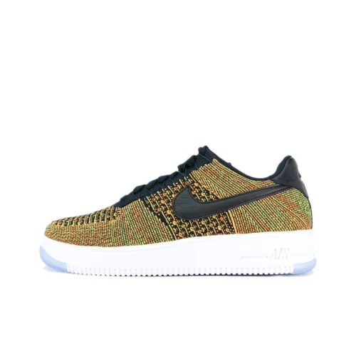 Nike Air Force 1 Anti-slip Легкий Низкий Топ Скейтбординг Кроссовки Унисекс Радужный