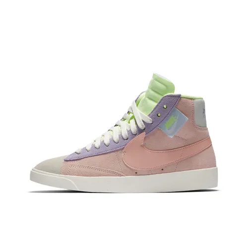 Nike Blazer Rebel MID Топ Скейтборд Кроссовки Женские Розовый Фиолетовый