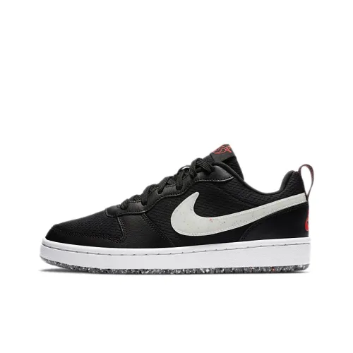 Nike Court Borough 2 Low 2 SE Low Топ Скейтборд Кроссовки Женские Черный Белый