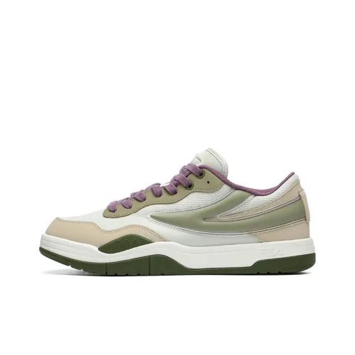 FILA FUSION T88 SKB Износостойкий и Легкий Низкий Топ Скейтборд Кроссовки Мужские Серый Зеленый