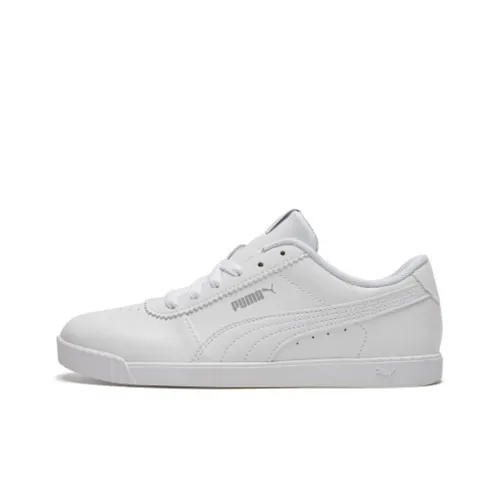 PUMA Тонкий SL Low Топ Скейтборд Кроссовки Женские Чисто белый