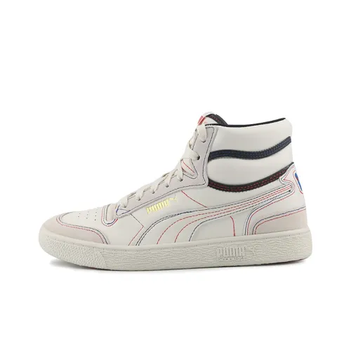 PUMA Ralph Sampson MID Panorama Износостойкий и Легкий MID Топ Скейтборд Кроссовки Унисекс Экрю