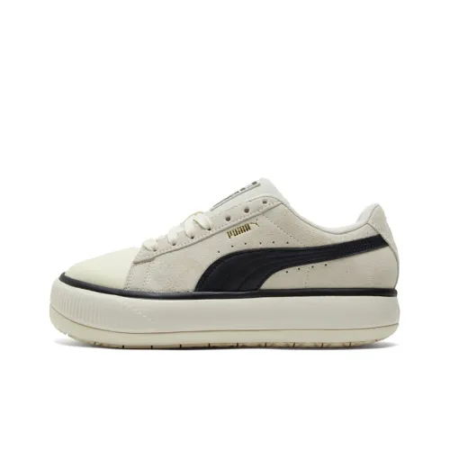 PUMA SUEDE MAYU TC Low Топ Скейтборд Кроссовки Женские Айвори Белый Черный
