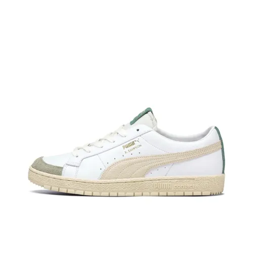 PUMA Ralph Sampson 70 Lo Low Топ Кроссовки для скейтбординга Унисекс Белый Абрикосовый Зеленый
