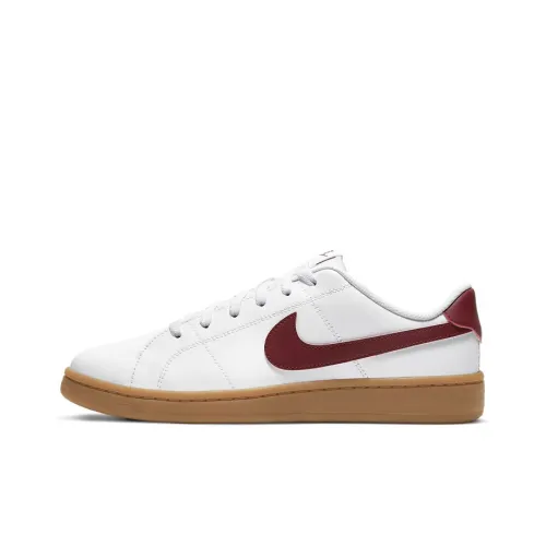 Nike Court Royale 2 Low Slip Resistant Abrasion Resistant Low Top Скейтборд Кроссовки Мужские Белый Красный