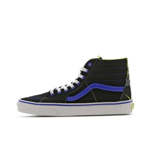 Vans SK8 High Скейтборд Кроссовки Унисекс Черный Синий