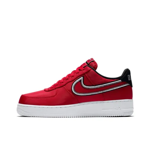 Nike Air Force 1 Reverse Stitch Anti-Slip Lightweight Low-Top Скейтборд Кроссовки Unisex Red