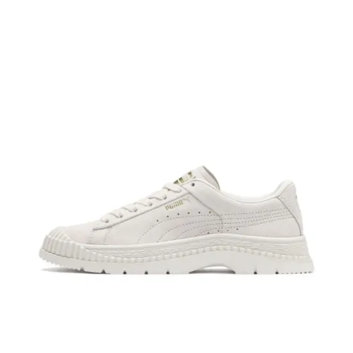 PUMA Utility Suede Low Top Скейтборд Кроссовки Женские Экрю