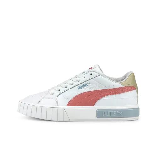 PUMA Cali Star Low Кроссовки для скейтбординга Женские Белый Красный Синий