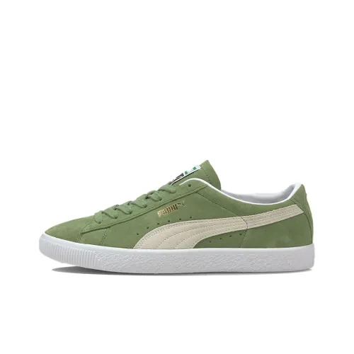 PUMA Suede Series Vtg Low Скейтборд Кроссовки Unisex Зеленый Серый