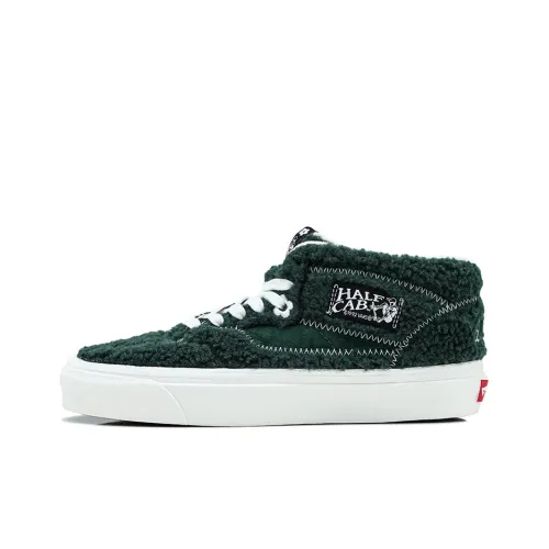 Sandy Liang x Vans Half Cab 33 DX MID Топ Скейтборд Кроссовки Унисекс Зеленый