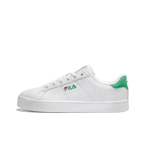 FILA Court Deluxe Скейтборд Кроссовки Унисекс Белый Зеленый Корейский стиль