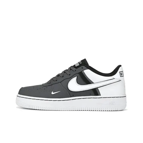 Nike Air Force 1 Low Топ Скейтборд Кроссовки Женские Белые Серые Черные