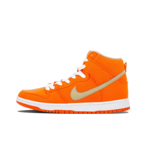 nike Dunk SB Urban Orange Bamboo Slip-resistant Lightweight High Top Скейтбординг Кроссовки Мужской Orange