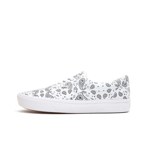 Vans Era Comfycush Low Top Скейтборд Кроссовки Унисекс Черный Белый