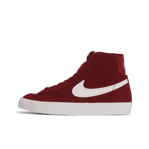 Nike Blazer '77 MID Топ Кроссовки для скейтбординга Женские Красный Белый