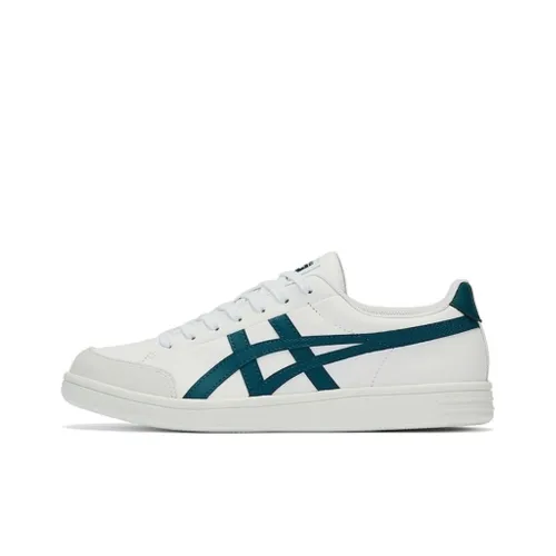 Onitsuka Tiger Advanti Покрытие Slip-Resistant Низкий Топ Скейтборд Кроссовки Унисекс Белый Зеленый