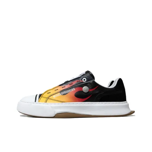 Mihara x FILA FUSION FM 5 Flame Lightweight Low Top Скейтборд Кроссовки Мужские Черные