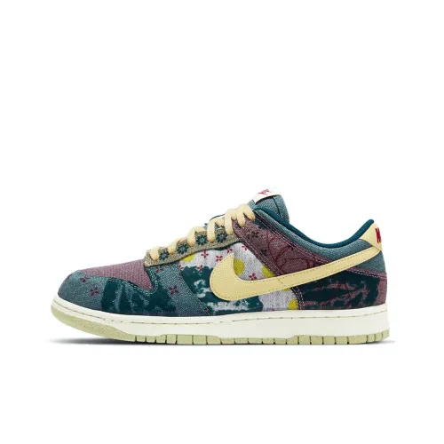 Nike Dunk SP Community Garden Low Top Скейтборд Кроссовки Unisex Синий Желтый