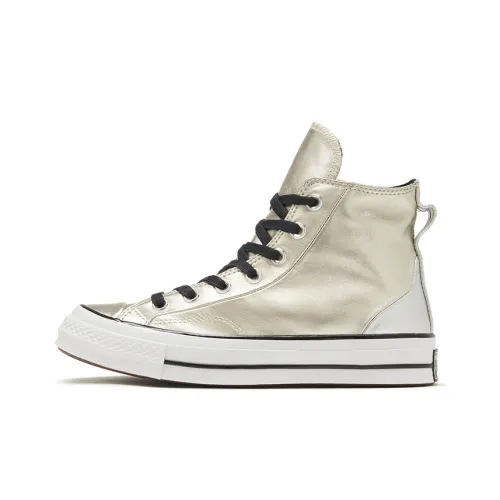 Converse Chuck Taylor All Star 1970s Slip-Resistant Abrasion-Resistant High Top Skateboard Shoes Women's Gold Конверс Чук Тейлор Ол Стар 1970s Противоскользящие Устойчивые к Износу Высокие Кроссовки для Скейтбординга Женские Золотые