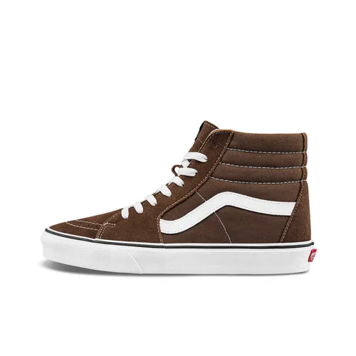 VANS SK8 High Топ Скейтборд Кроссовки Унисекс Коричневый