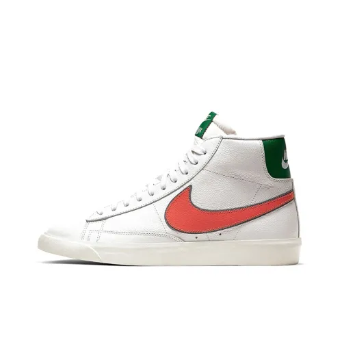 Nike Blazer Легкий MID Скейтборд Кроссовки Унисекс Белый