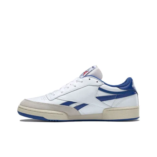 Reebok совместный бренд Revenge Plus Vintage Low Топ Скейтборд Кроссовки Унисекс Белый Синий
