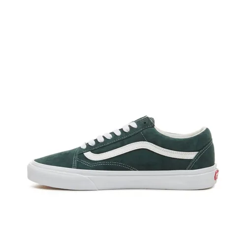VANS Old Skool замша низкие кеды для скейтбординга унисекс зеленые