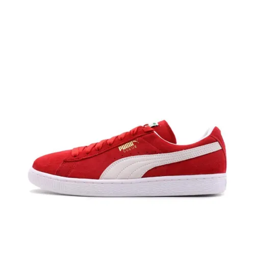 PUMA Suede Classic Eco Low Топ Скейтборд Кроссовки Унисекс Красный