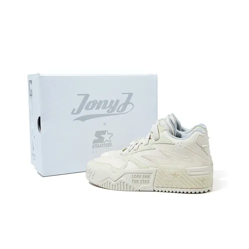 Jony J x STARTER противоскользящие устойчивые к истиранию легкие кроссовки для скейтбординга с низким верхом мужские белые розовые синие