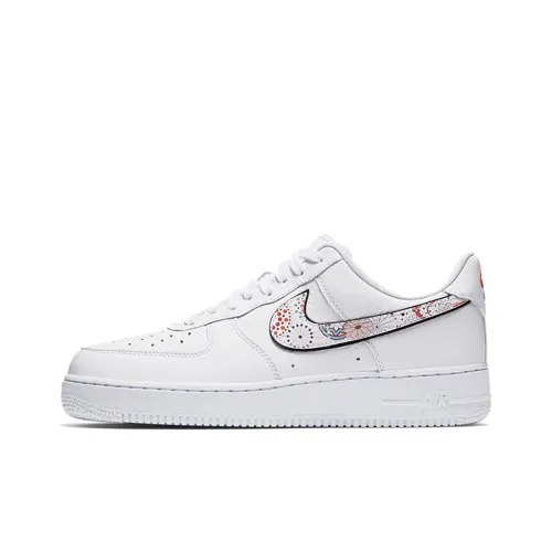 Nike Air FORCE 1 07 CNY QS Новый год Фейерверк Покрытие Поддержка Низкий Топ Скейтбординг Кроссовки Унисекс Белый