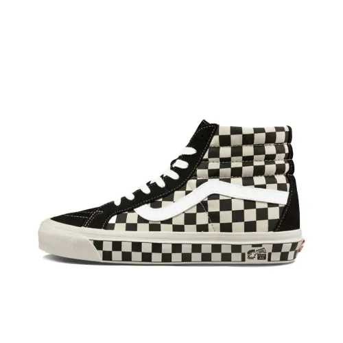 VANS Style 38 High Топ Скейтборд Кроссовки Унисекс Черный Белый
