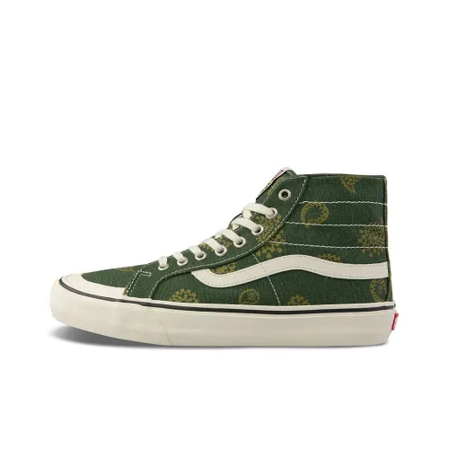 VANS SK8 138 Decon SF High Топ Скейтборд Кроссовки Унисекс Зеленый