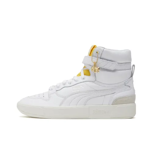 PUMA Sky LX MID R. DASSLER LEGACY Кол Высокие Кроссовки для скейтбординга Унисекс Белый Желтый