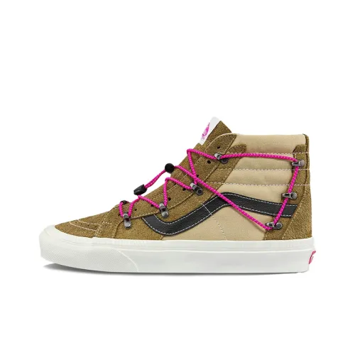 VANS SK8 Echo DX Высокие Кроссовки для скейтбординга Унисекс Коричневый