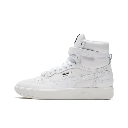 PUMA Sky LX MID Athletic High Топ Кроссовки для скейтбординга Унисекс Белый
