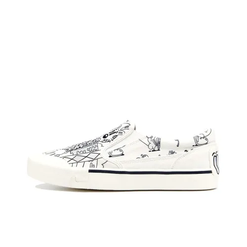 Steven Harrington x Boogle противоскользящие и устойчивые к истиранию легкие кроссовки для скейтбординга низкий топ мужские белые