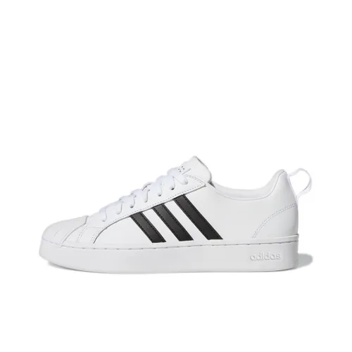 Adidas Neo Streetcheck Slip Resistant Abrasion Resistant Низкие Кроссовки для скейтбординга Женские Белые