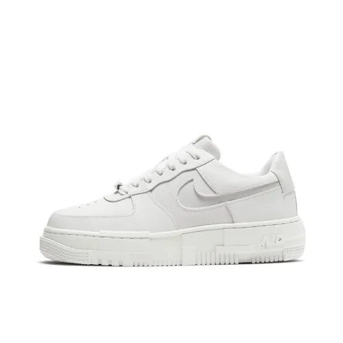 Nike Air FORCE 1 Pixel Low Top Скейтборд Кроссовки Женские Костяной Белый