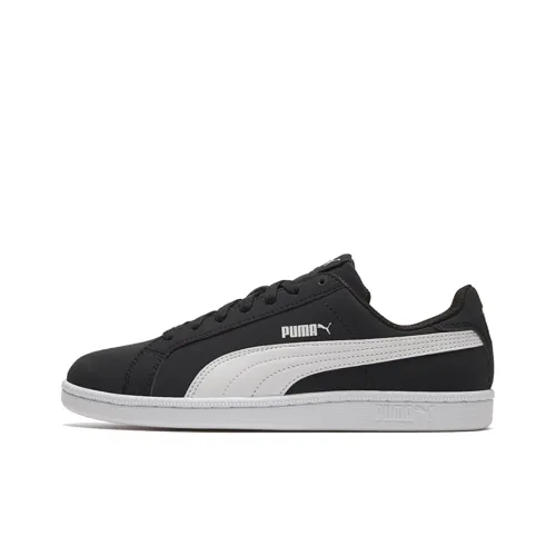 PUMA Smash BUCK Износостойкий и Легкий Низкий Топ Скейтборд Кроссовки Унисекс Черный Белый