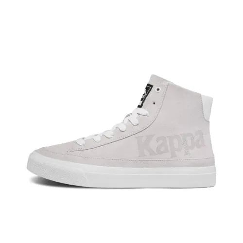 KAPPA Покрытие Slip-Resistant High-Top Скейтборд Кроссовки Унисекс Белый